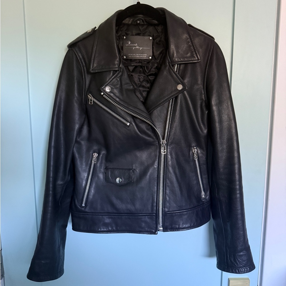 Goosecraft Genuine Leather Moto Jacket